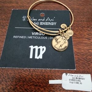 Alex and Ani Gold Virgo Charm Bracelet